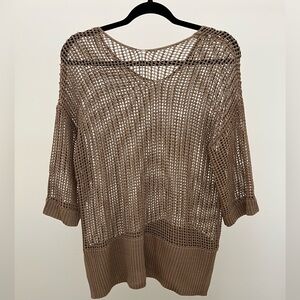 Joseph Ribkoff Open-Knit Top